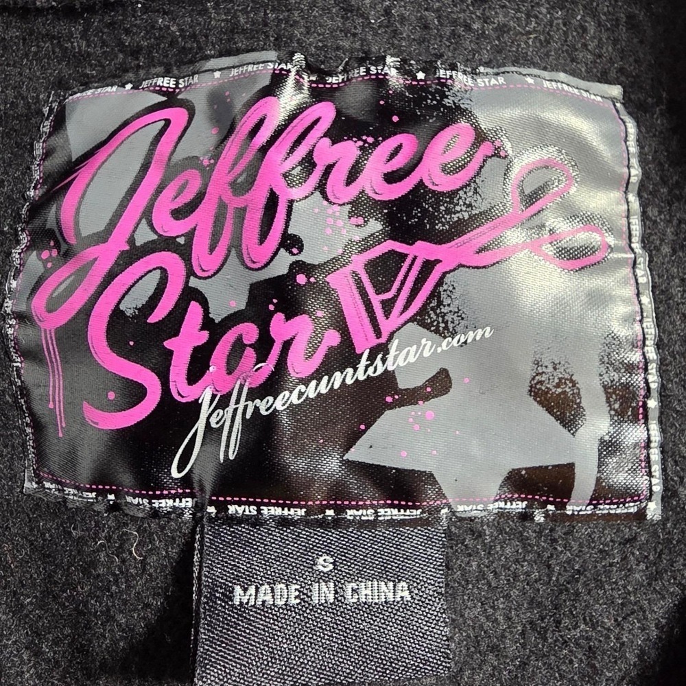 Rare Jeffree Star Vest Unicorn Beauty Killer Hoodie Rainbow Print Sleeveless (S) - Picture 8 of 9